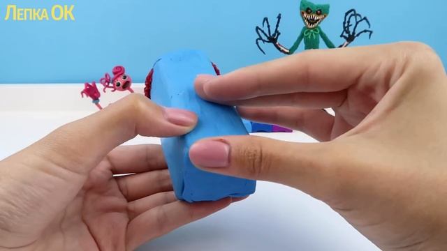 Мопс Гусеница Пожиратель и Цветок из пластилина по игре Поппи Плейтайм 2 - Лепка ОК Poppy Playtim смотреть онлайн