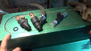 Форсунки BOSCH (107) от ГАЗели на Kia Sportage 1