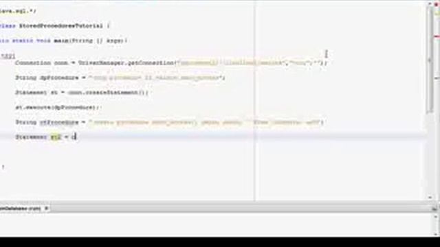 JAVA Programming Tutorial Stored Procedure Database Tutorial My Test Revision Steps смотреть онлайн