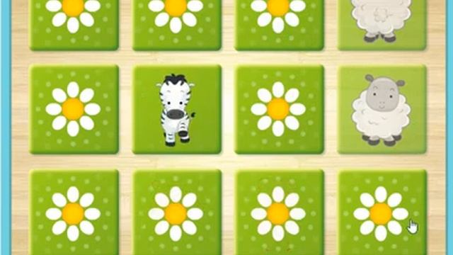 Учим животных. Найди пару Зверюшки смотреть онлайн