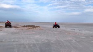 Венесуэла. О. Коче на квадроциклах с детьми. Розовое озеро. Ужин все включено. Зажигают Елку. Игуан