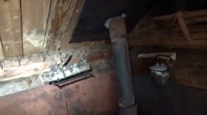 Избушка, затерянная в тайге | в одиночку в тайге под дождём | таёжный быт зимовья