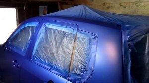 Первый раз покрасил авто своими руками в гараже! Результат меня порадовал!