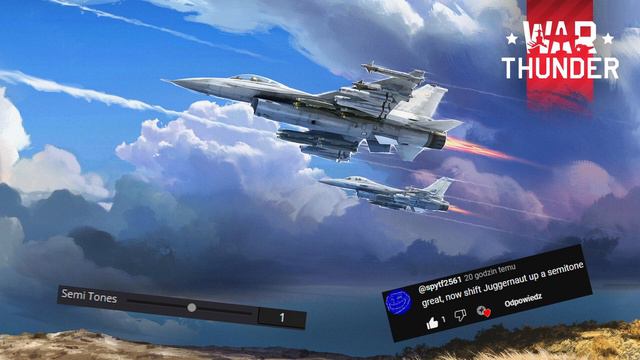 War Thunder OST Juggernaut, but i shifted it up a semitone