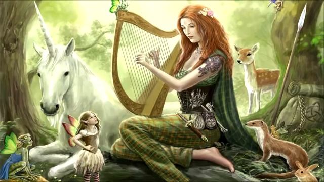 Прекрасная кельтская музыка Beautiful Celtic Music  расслабляющая Кельтская арфа - фэнтези