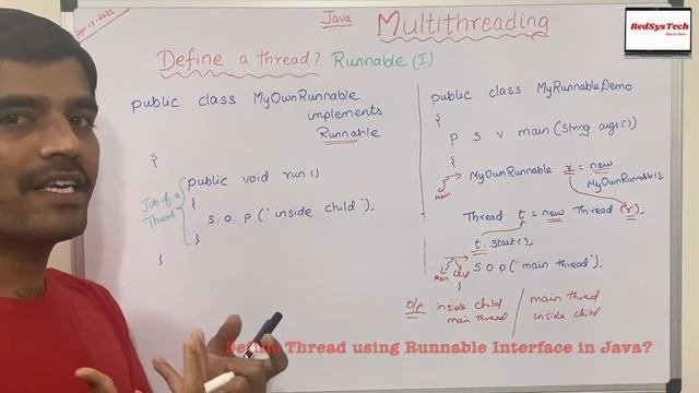 # 126 Runnable interface in Java | Runnable Interface | Runnable | Multithreading |Java | RedSysTec