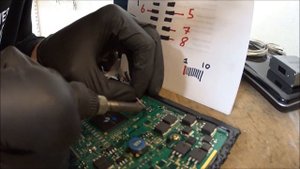 Siemens SID803/SID803A ECU from a Peugeot/Citroen 2.0 16V HDI 136 BHP using BDM100