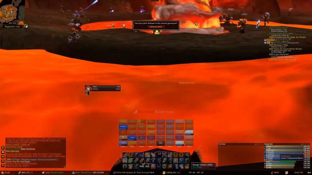 WoW Classic Ragnaros LavaBurst Mystery Death смотреть онлайн