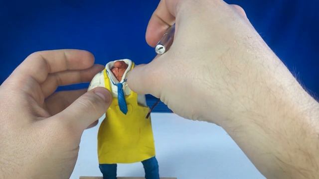 Кожаное лицо из пластилина| Как слепить Хоррор персонажа