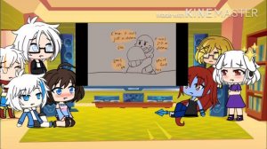 Реакция Андертейл на «Маленький Андертейл» Gacha Life