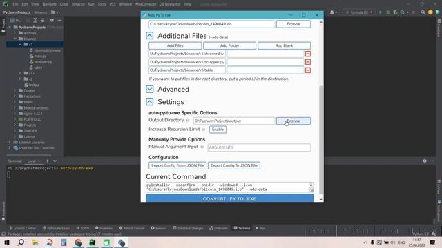 How to Convert a Python File into a Desktop Application