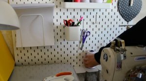 Организация рабочего места для шитья (давний обзор моей первой студии)