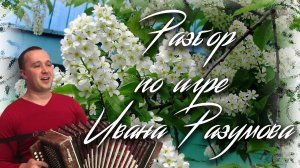 БЕЛАЯ ЧЕРЁМУХА, ПЛАТЬЕ БЕЛОЕ  / Разбор на гармони по цифрам + ТРЕНЕР