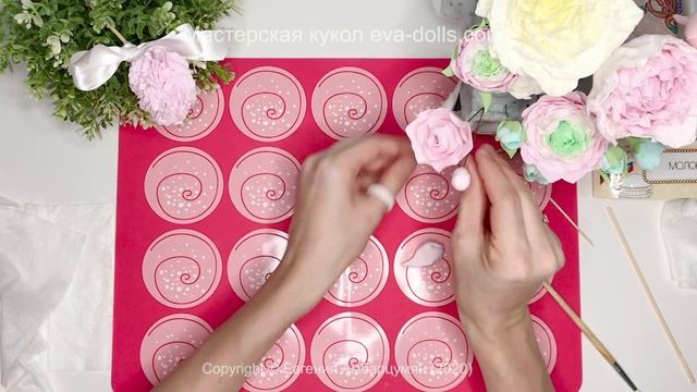 Роза из зефирной глины. Без молдов и стеков. Очень простой способ смотреть онлайн