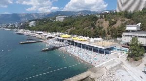 Ялта 2020. Пляж Гостиницы Ялта Интурист. Цены, сервис на услуги пляжа.