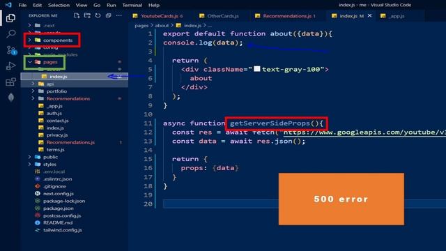 NEXT.JS TUTORIAL #22 SERVERSIDE RENDERING USING GETSERVERSIDEPROPS
