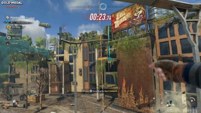 Dying Light 2 Nightrunner Trial 9 Gold Medal Run смотреть онлайн