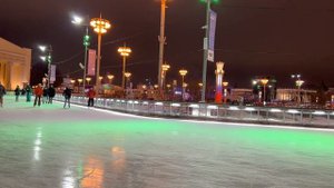 Каток на ВДНХ открытие 2022 | Самый большой каток ВДНХ | Зима на ВДНХ | Тот самый каток на ВДНХ