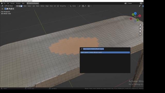 Inpainting of textures with Stable Diffusion in Blender 3D смотреть онлайн