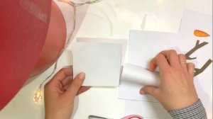 Аппликация «Снеговик»