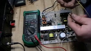 Запуск и проверка блока питания с LCD телевизора .