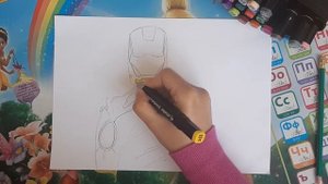 Рисуем Железного человека