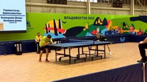 Настольный теннис. Юноши. Игра за выход в финал. Орлов Серафим, УрФО и Васиков Евгений, Татарстан