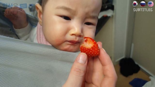 국제커플 VLOG ｜새해 선물을 리오와 함께 나눠줬어요! 🌏 AMWF/SUB