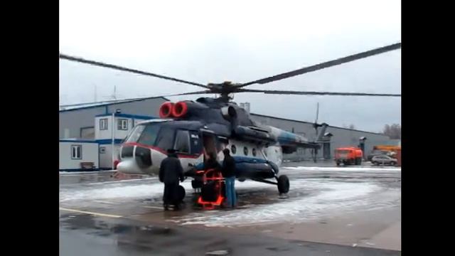 Запуск Ми 8 Т от двух установок PVR 300/2000 смотреть онлайн