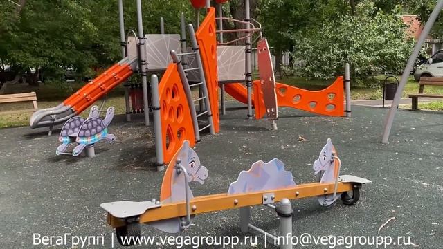 Современная и безопасная детская игровая площадка от ВегаГрупп. Детский городок Мальдивы, ДГ006.00.