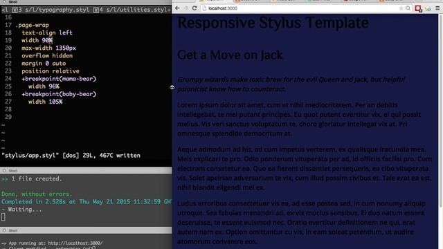 Responsive Stylus Template смотреть онлайн
