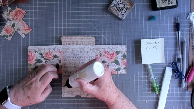 EASY CLOSED TRIPLE POCKET FROM 12X12 PAPER ~ TUTORIAL смотреть онлайн