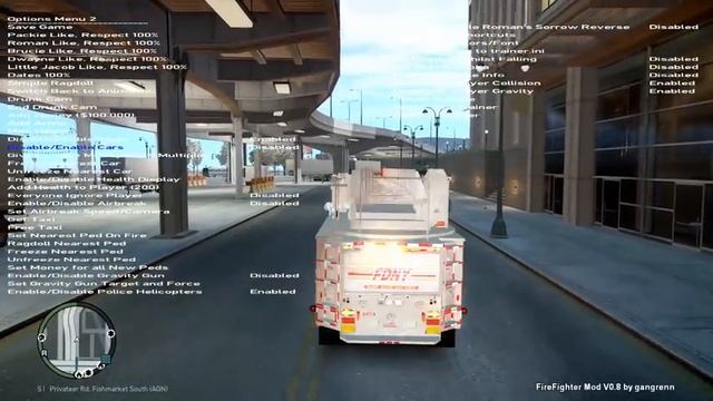 Crazy Day On The Ladder Truck in GTA 4 Firefighter Mod смотреть онлайн