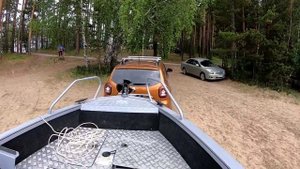 DUSTER сила, слипование катера в песке