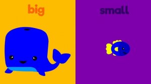 Learn Opposites | Big & Small | Simple learning video for babies, toddlers, kids