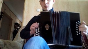 Тульская гармоника венского строя.Элементарная "Барыня"