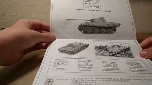 Сборная модель танк Panther в масштабе 1:72