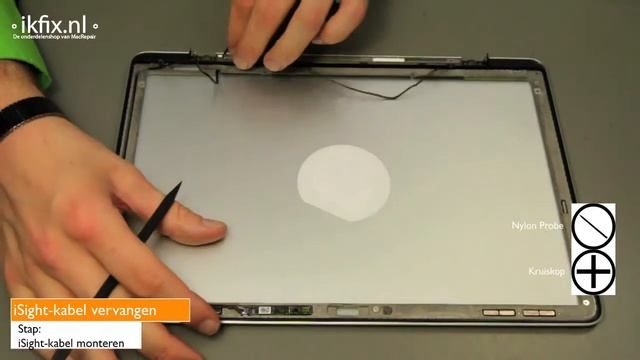 Macbook Pro Unibody 13" 2011 iSight kabel vervangen смотреть онлайн