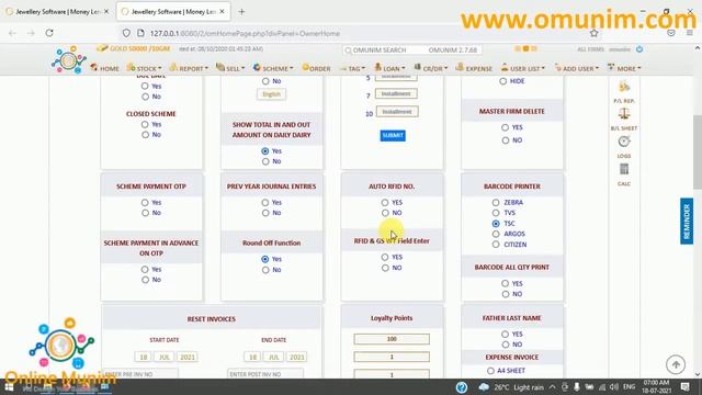 TSE TE244 BARCODE PRINTER SETUP - ONLINE MUNIM BILLING AND INVOICING SOFTWARE