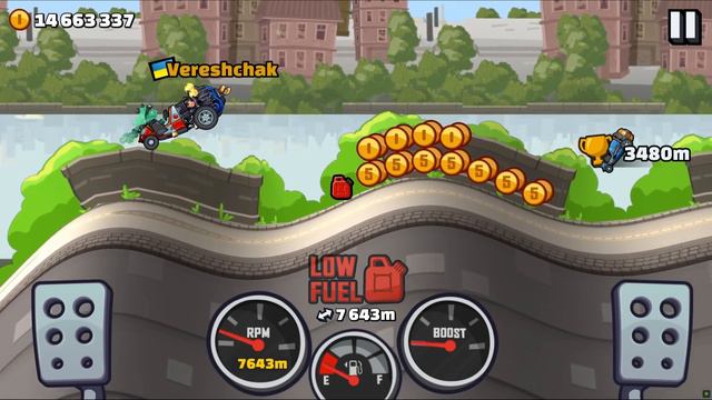 Hill Climb Racing 2 - BEAST in CITY 11345m GamePlay Walkthrough