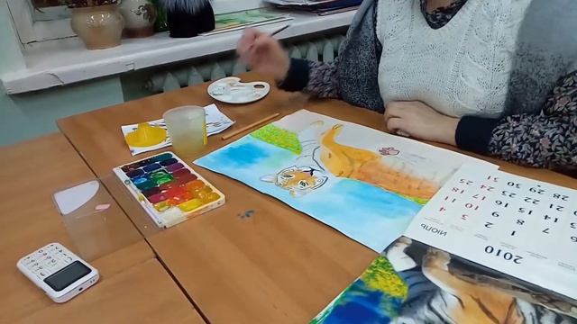 Бери пример с бабушек! Туймазинские пенсионеры учатся рисовать