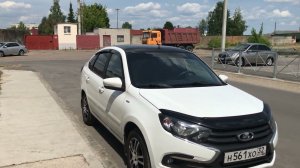 Оклейка крыши пленкой "под панораму" на LADA Granta FL (только результат) и обращение к подписчикам