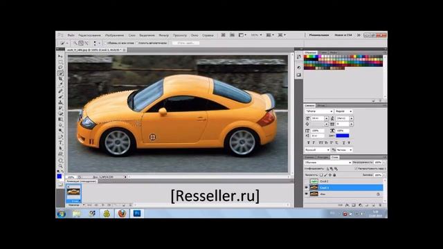 2 способа покраски машины в PS смотреть онлайн