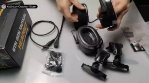 Тактические наушники ген6 с креплением для шлема опс кор