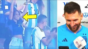 MESSI'S PRICELESS REACTION TO HIS FAMILY CELEBRATIONS After Goal Against Australia