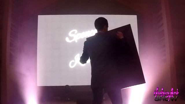ЗОЛОТОЕ ШОУ на свадьбу от iluhinArt Show в Украине  Зіркове шоу Золотий пил Танцующее полотно