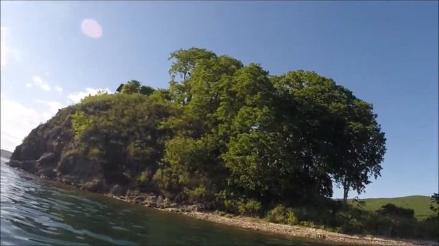 Прогулка в бухте Новик, Русский остров, Владивосток смотреть онлайн