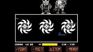 Прохождение Фанатской Игры по Undertale - Битва с Инк Сансом версия 0.37 / Часть Вторая!!!