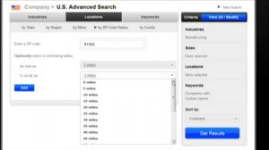 Advanced Location Search Using Zip Code Radius