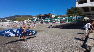 Сочи-Хоста.Нашли песочный пляж .Восьмой день отпуска.